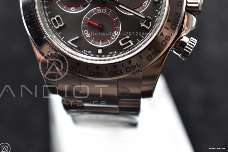 Clean Edition Daytona 742 V Unique SA4130 SS Arabic Bracelet Gray Markers 1:1 on Best Dial 116509 0228